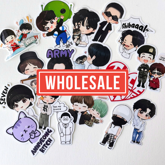 50/100 pcs Stickers Bulk Order for Concert Freebies