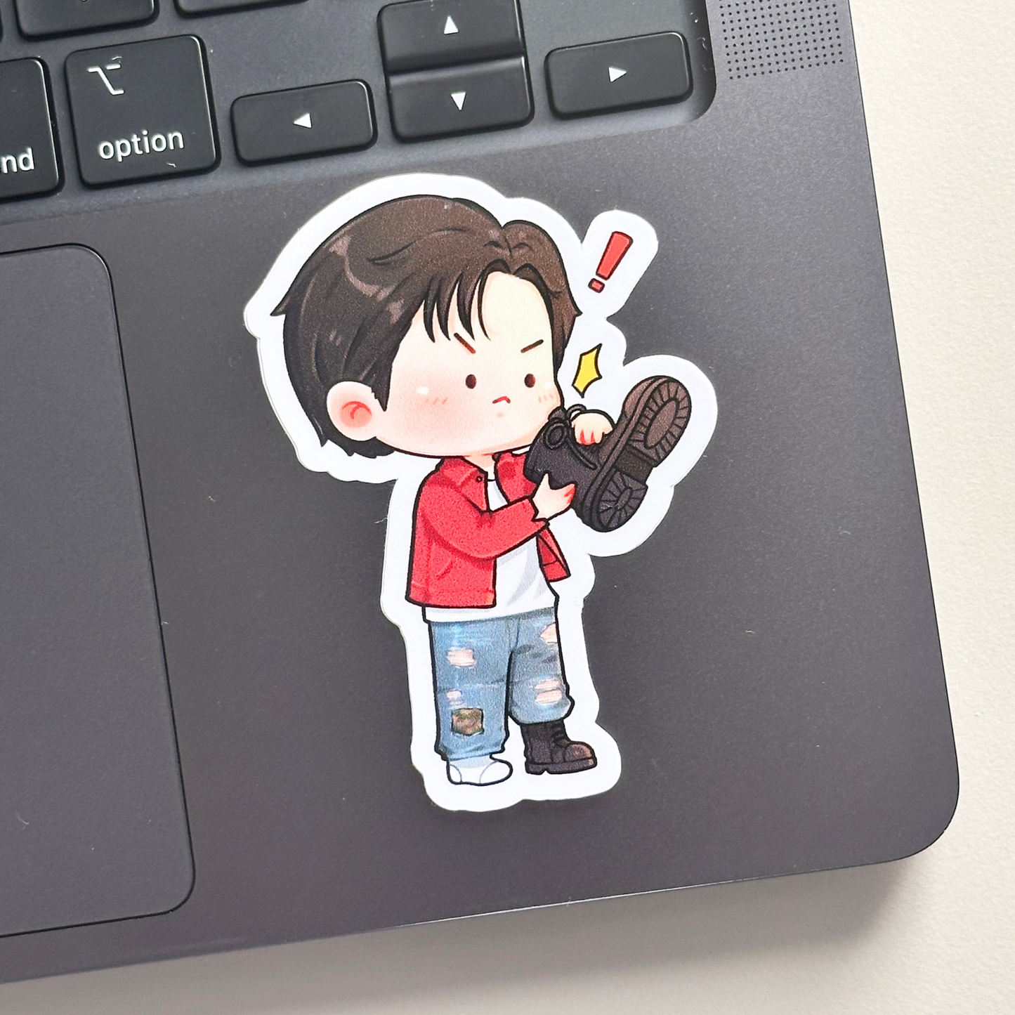 Yoongi Shoe Brussels Concert Vinyl Waterproof Sticker
