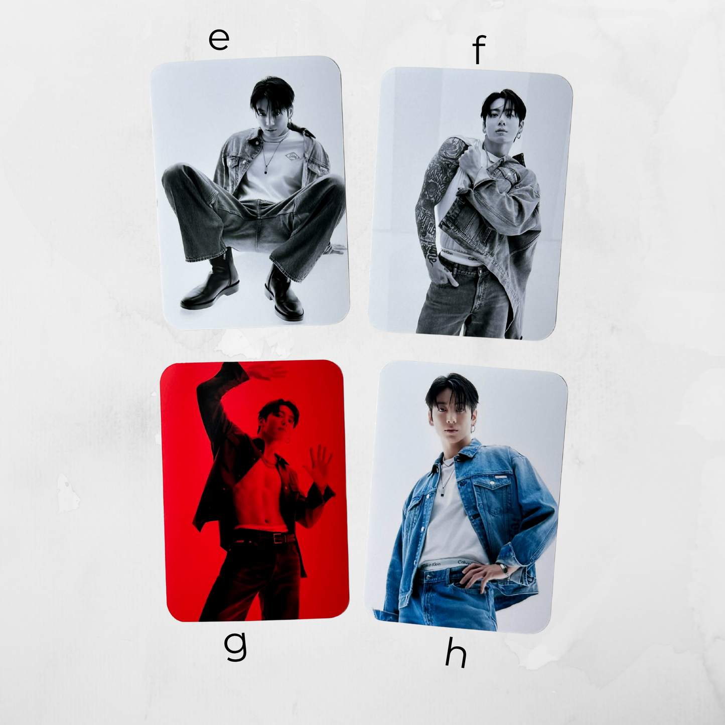 Jungkook Calvin Klein Photo Cards
