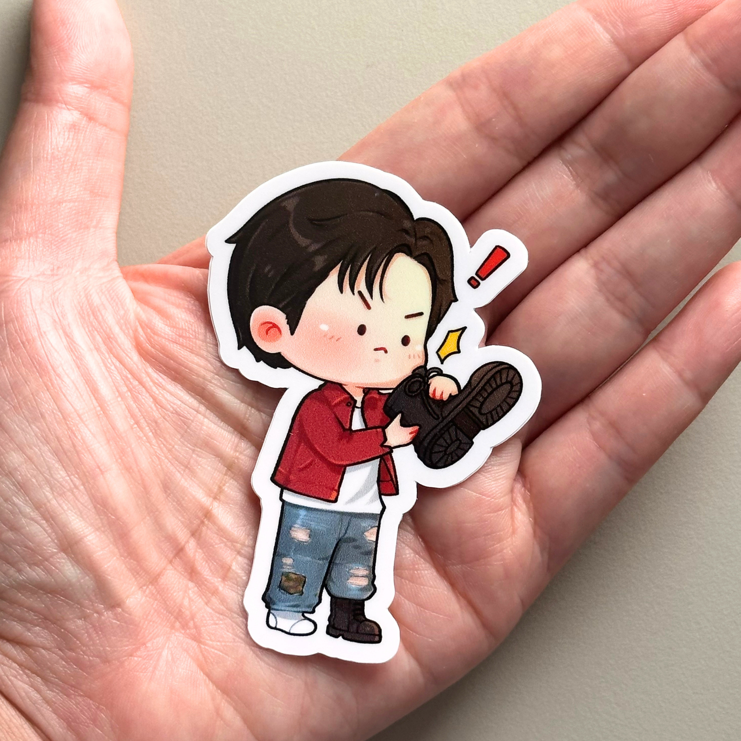 Yoongi Shoe Brussels Concert Vinyl Waterproof Sticker