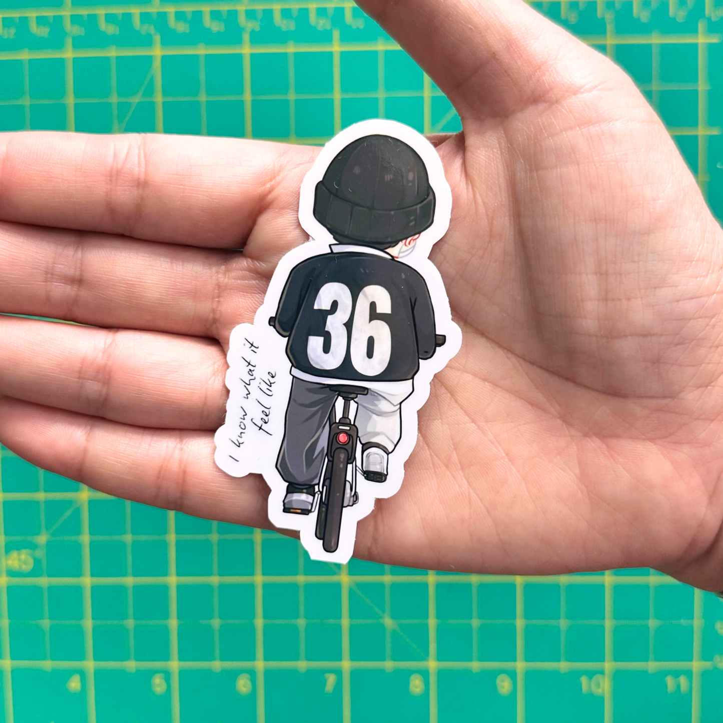 Namjoon Stop the Rain Vinyl Waterproof Sticker