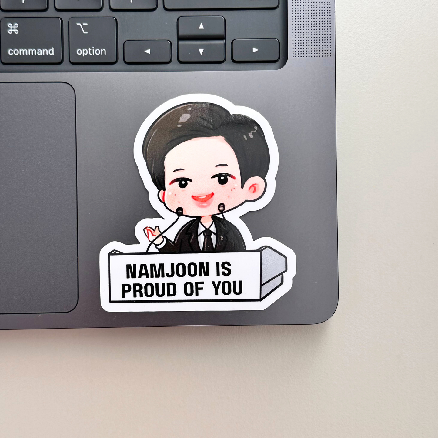 Namjoon is Proud of You Vinyl Waterproof Sticker