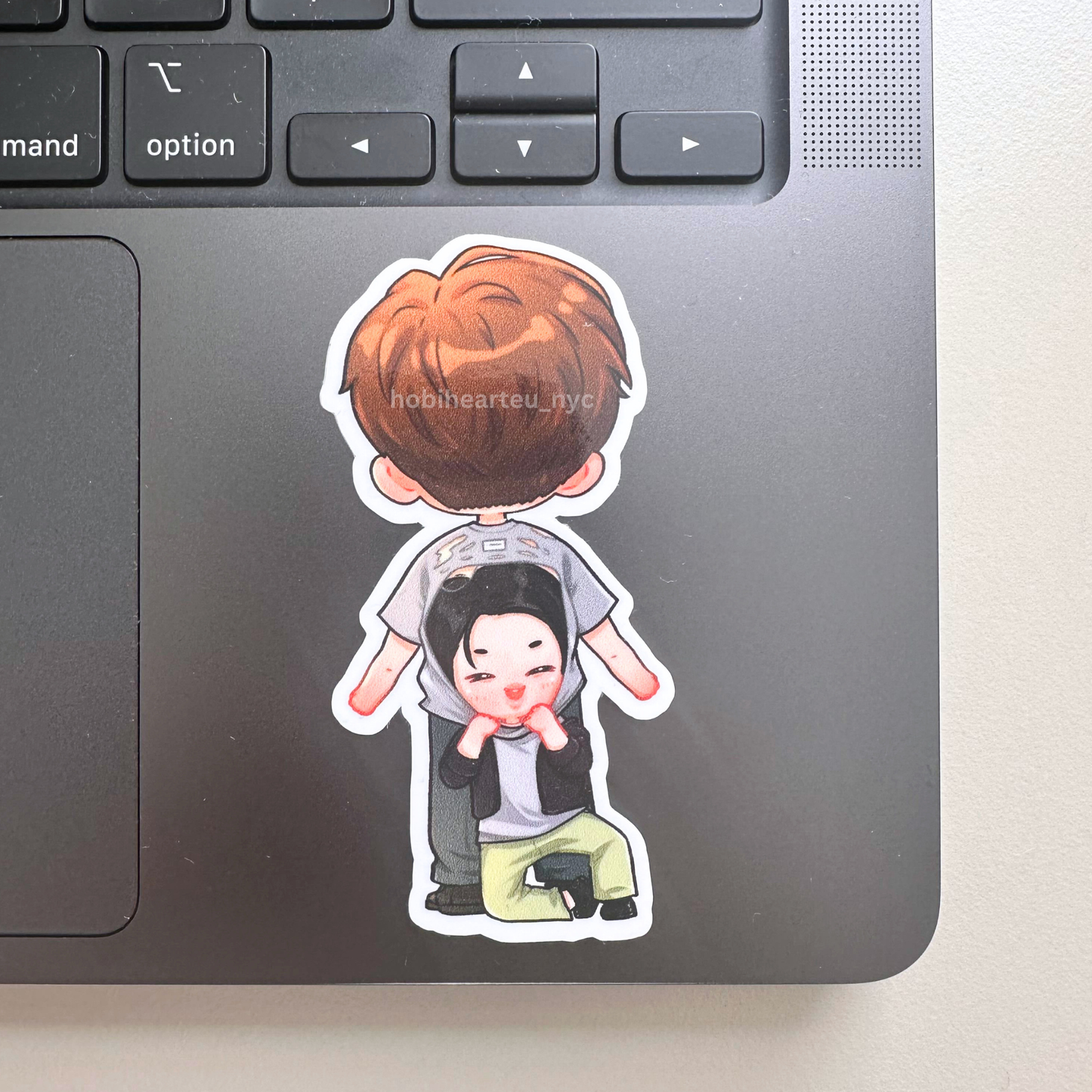 Butter Namjin Jin at Namjoon's Back Vinyl Waterproof Sticker