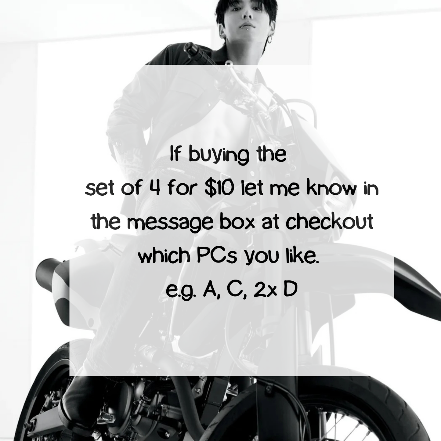 Jungkook Calvin Klein Photo Cards