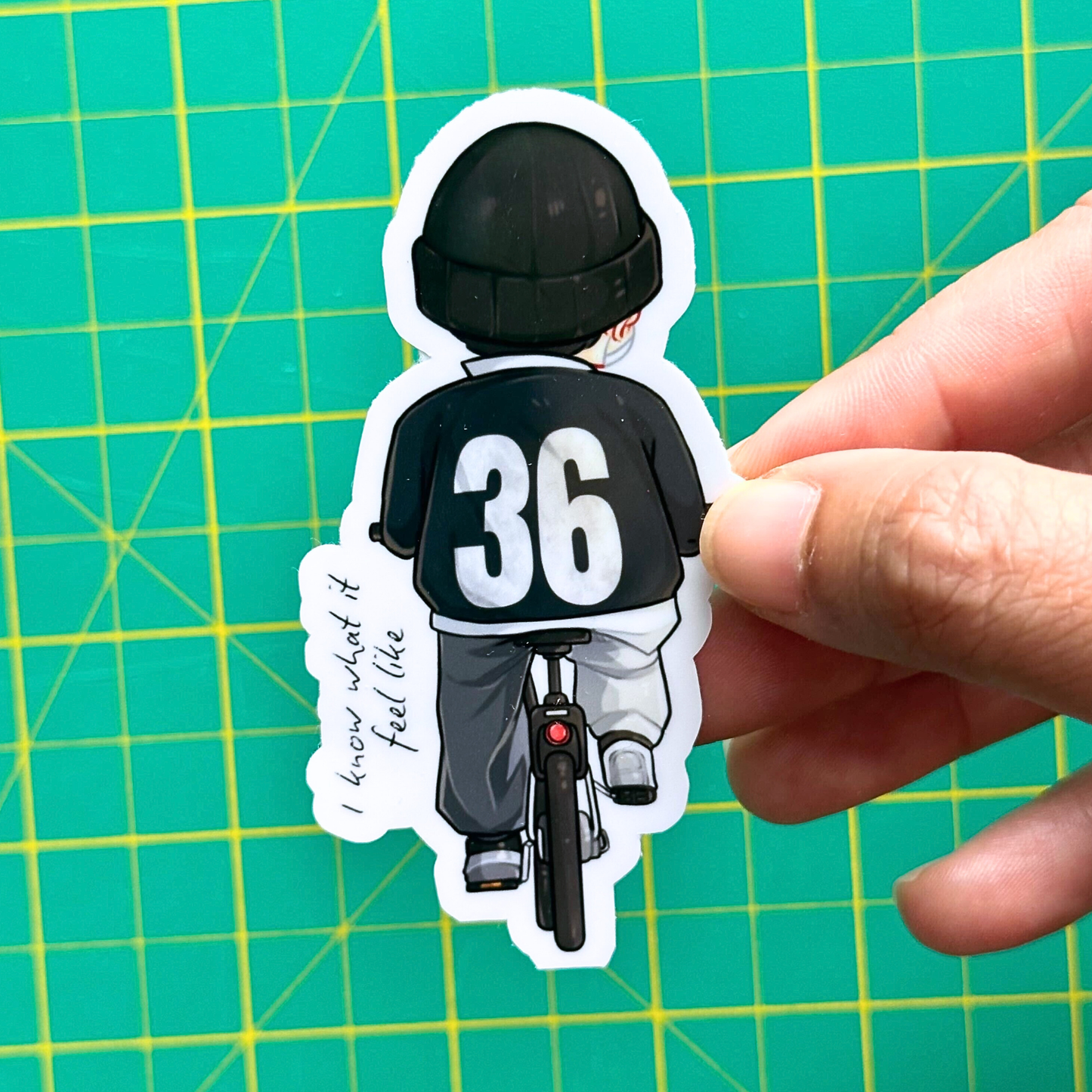 Namjoon Stop the Rain Vinyl Waterproof Sticker
