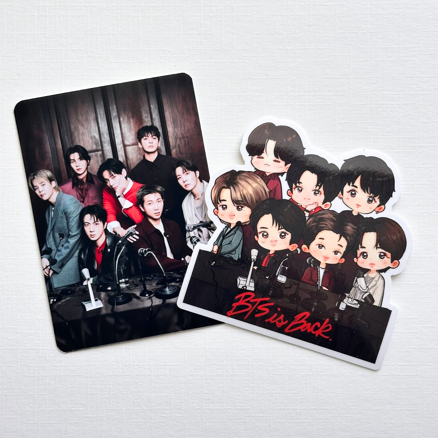 BTS is Back GQ Vinyl Waterproof Sticker