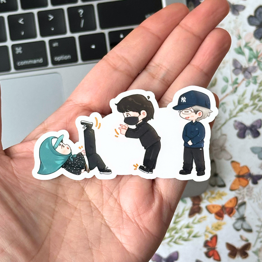 G-DRAGON, Taeyang, Daesung Home Sweet Home Dance Practice Vinyl Waterpoof Sticker