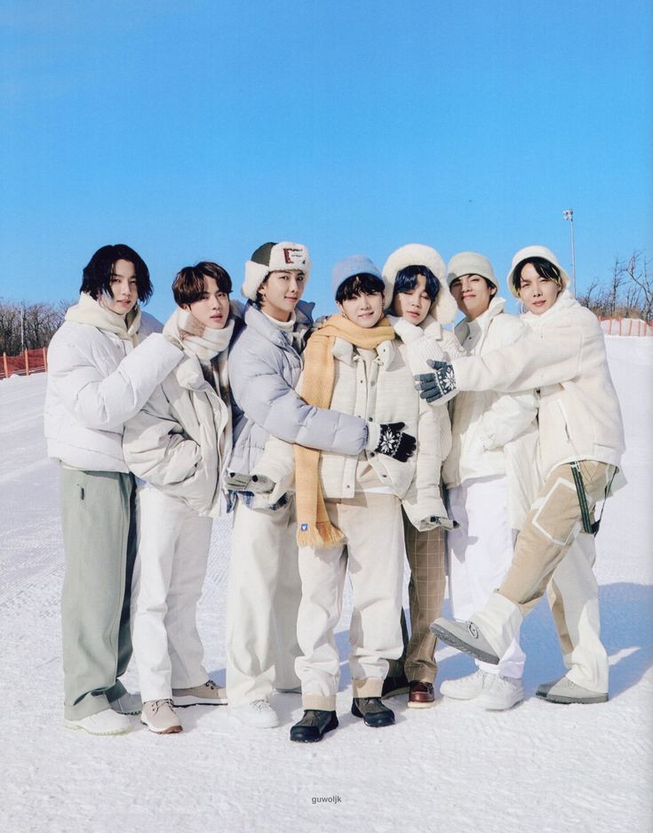 BTS Winter Package Holiday Christmas Card