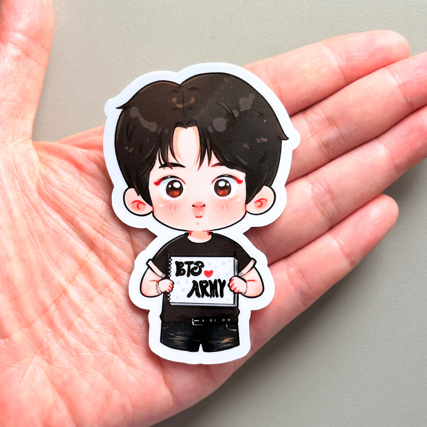 Jin ARMY Time London Message Concert Vinyl Waterproof Sticker