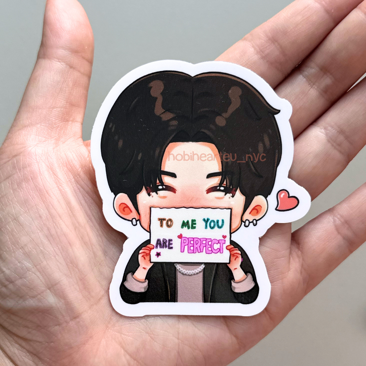 Jungkook You Are Perfect Message LA D4 Concert Vinyl Waterproof Sticker