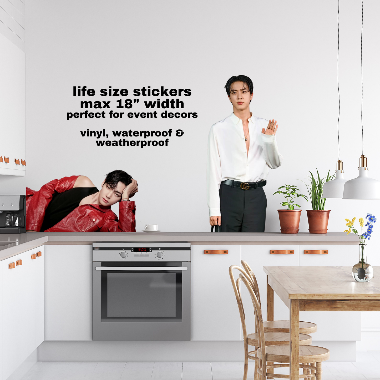 Custom Vinyl Stickers - Small to Life Size Bulk Order