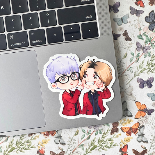 G-DRAGON & TOP Vinyl Waterpoof Sticker