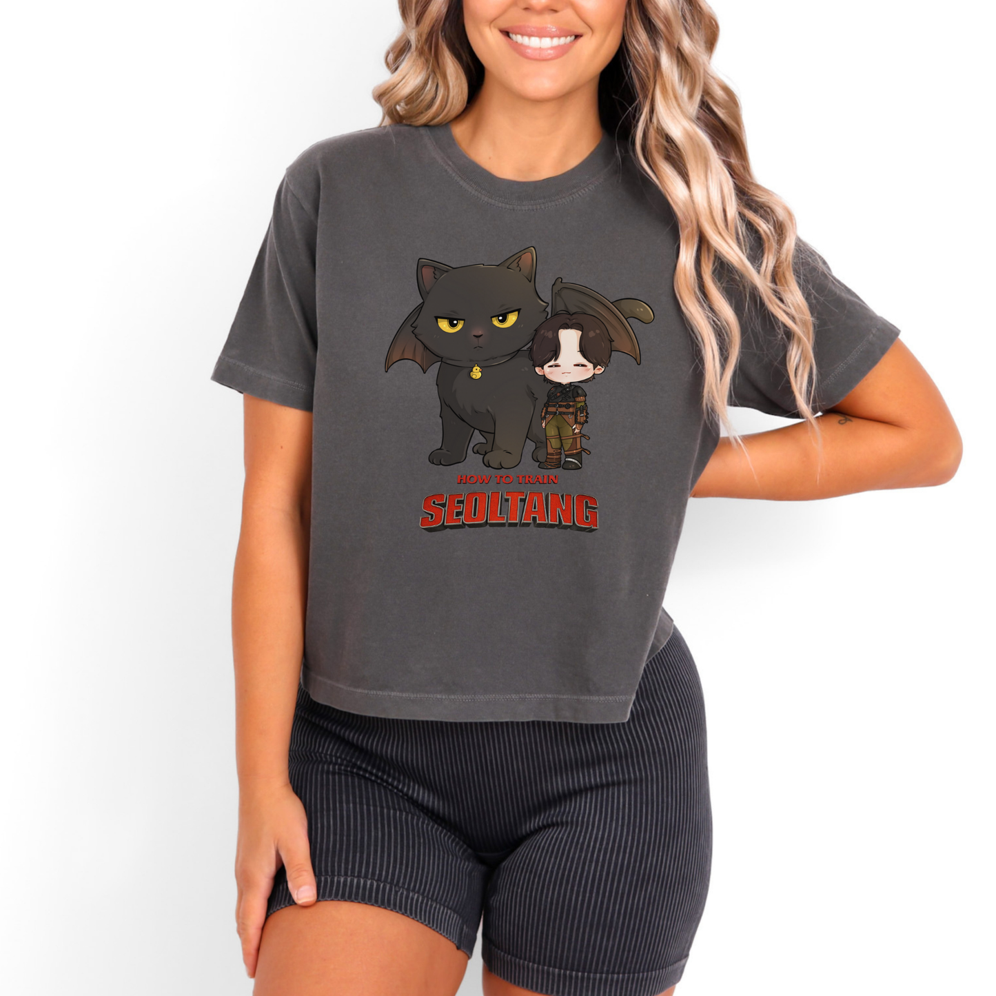How to Train Seoltang Crop Shirt