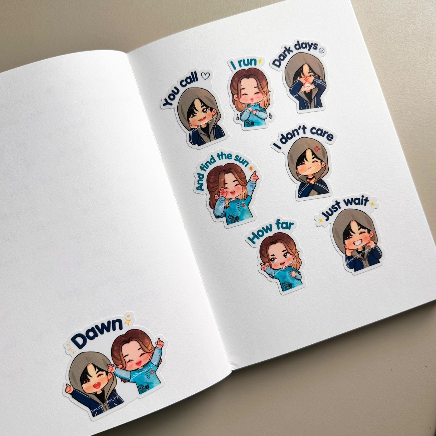 Into the Sun Sticker Sheet Vinyl Waterproof