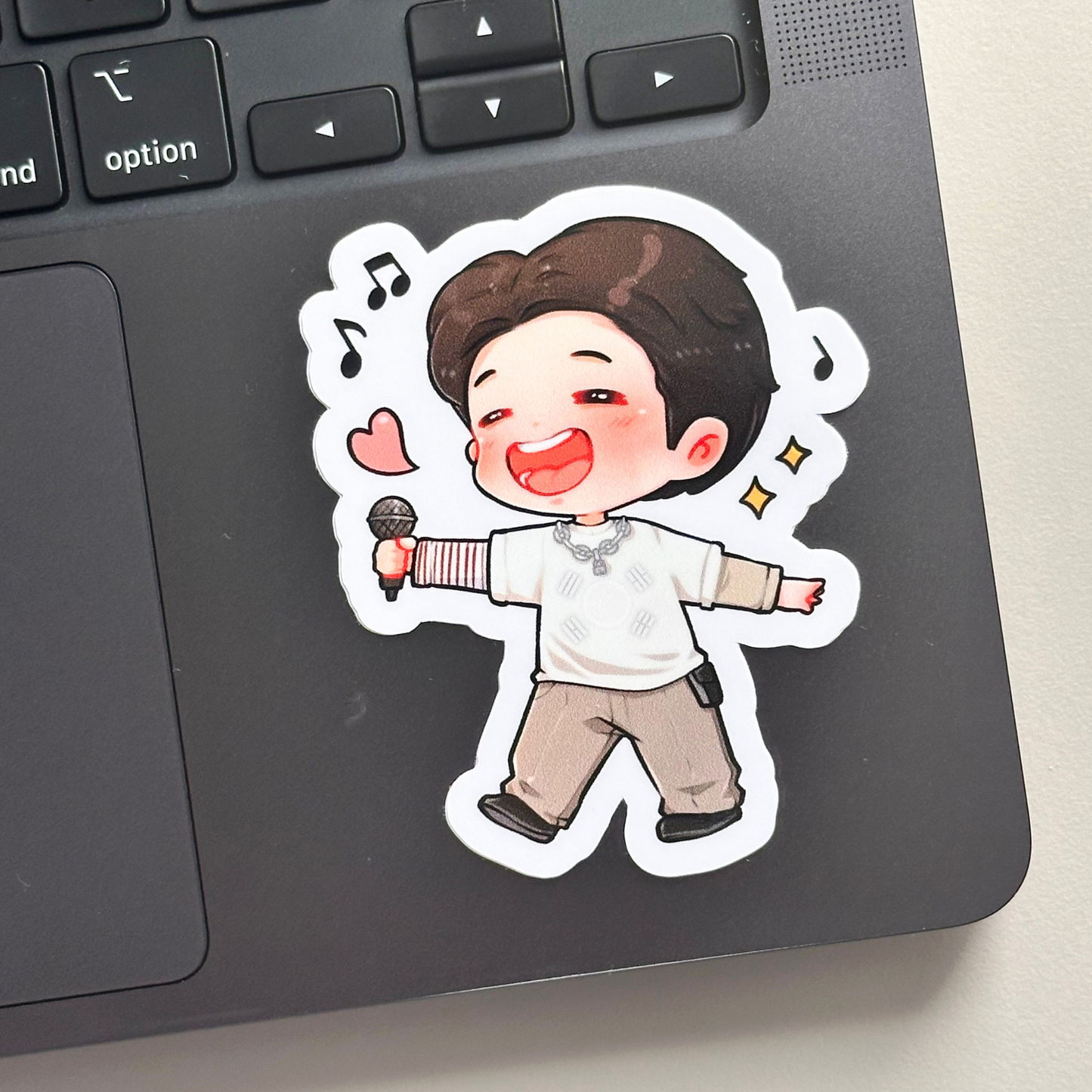 Yoongi Smile Tomorrow Surprise Song Brussels Concert Vinyl Waterproof Sticker
