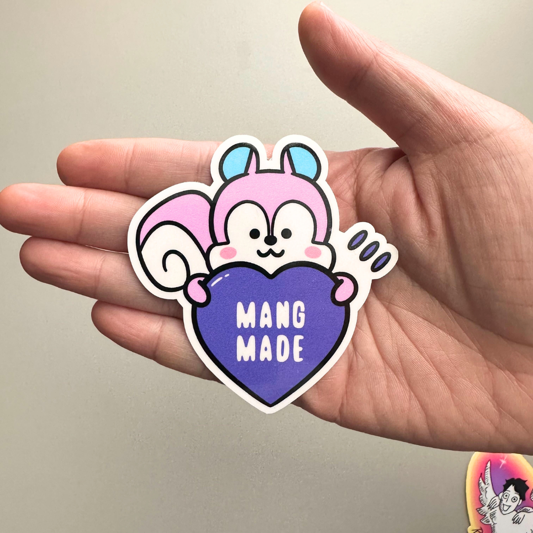 Mang Made Human Hope Vinyl Waterproof Sticker