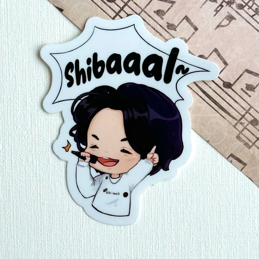 Shibal Yoongi Waterproof Vinyl Sticker