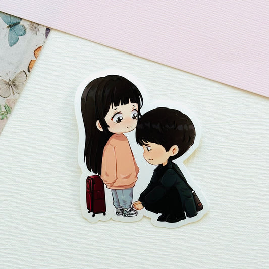 Twenty Five Twenty One Break Up Scene Kdrama waterproof sticker