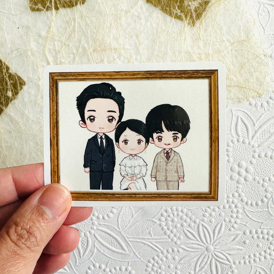 Its Okay Not to be Okay IONTBO Kdrama waterproof sticker | Gang Tae Sang Tae Mon Young