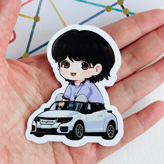 Jungkook Car Seven Spotify Sticker Vinyl Waterpoof Sticker