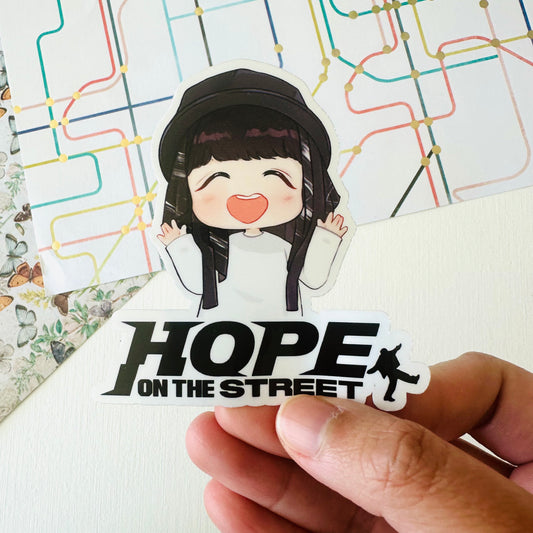 Hope On the Street Vol 1 Vinyl Waterproof Sticker