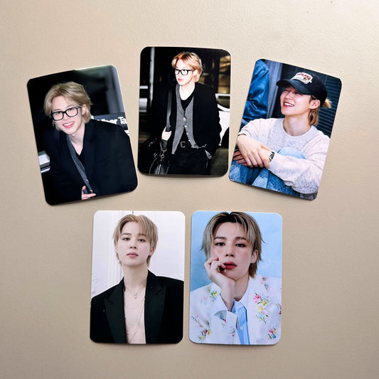 Jimin Blonde Photo Cards Set of 5