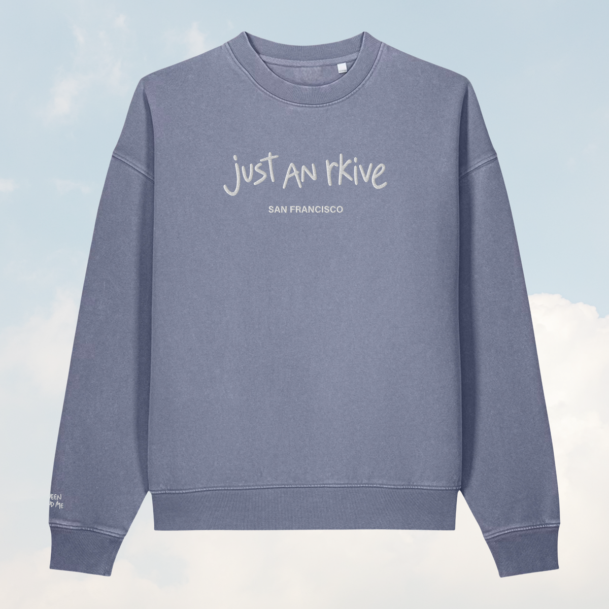 Just an Rkive Namjoon sweatshirt, embroidered