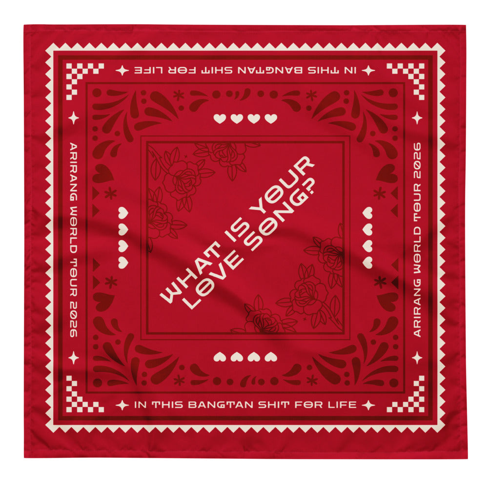 What is Your Love Song Bandana Scarf