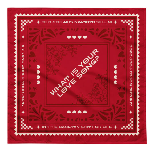 What is Your Love Song Bandana Scarf