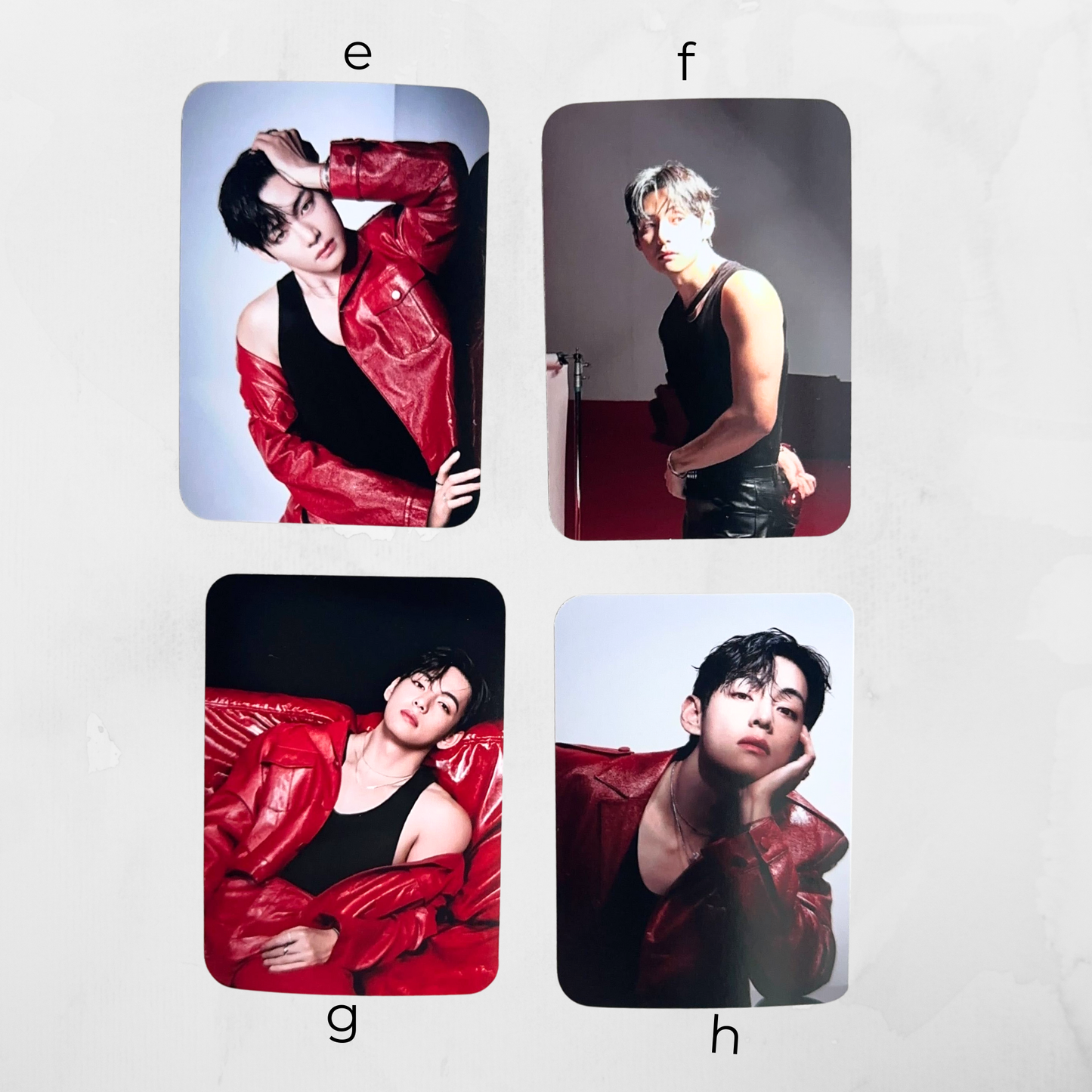 Taehyung Tirtir Photo Cards