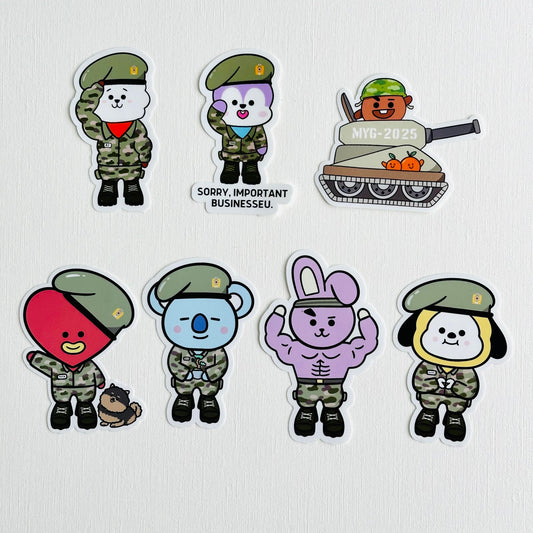 BT21 in the ARMY Vinyl Waterproof Stickers