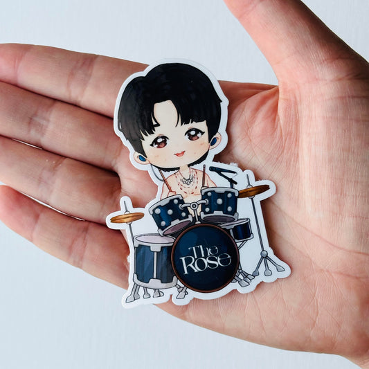 The Rose Hajoon Coachella Waterproof Vinyl Sticker